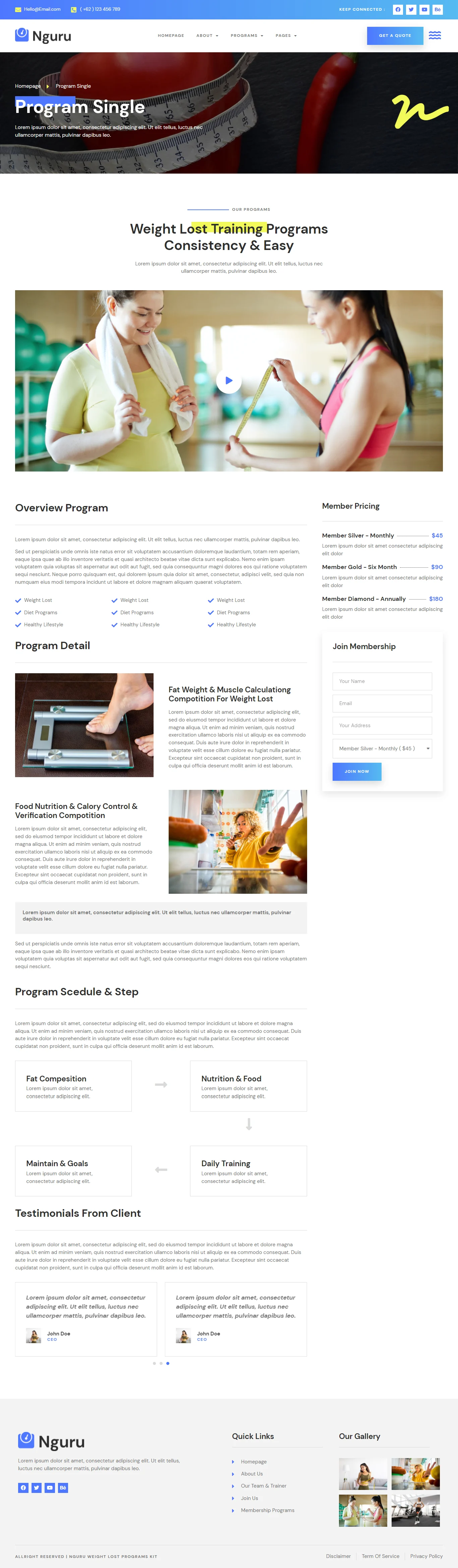 图片[1]-Nguru – 减肥与健身教练Elementor模板套件-光子波动网 | 专业WordPress修复服务，全球范围，快速响应