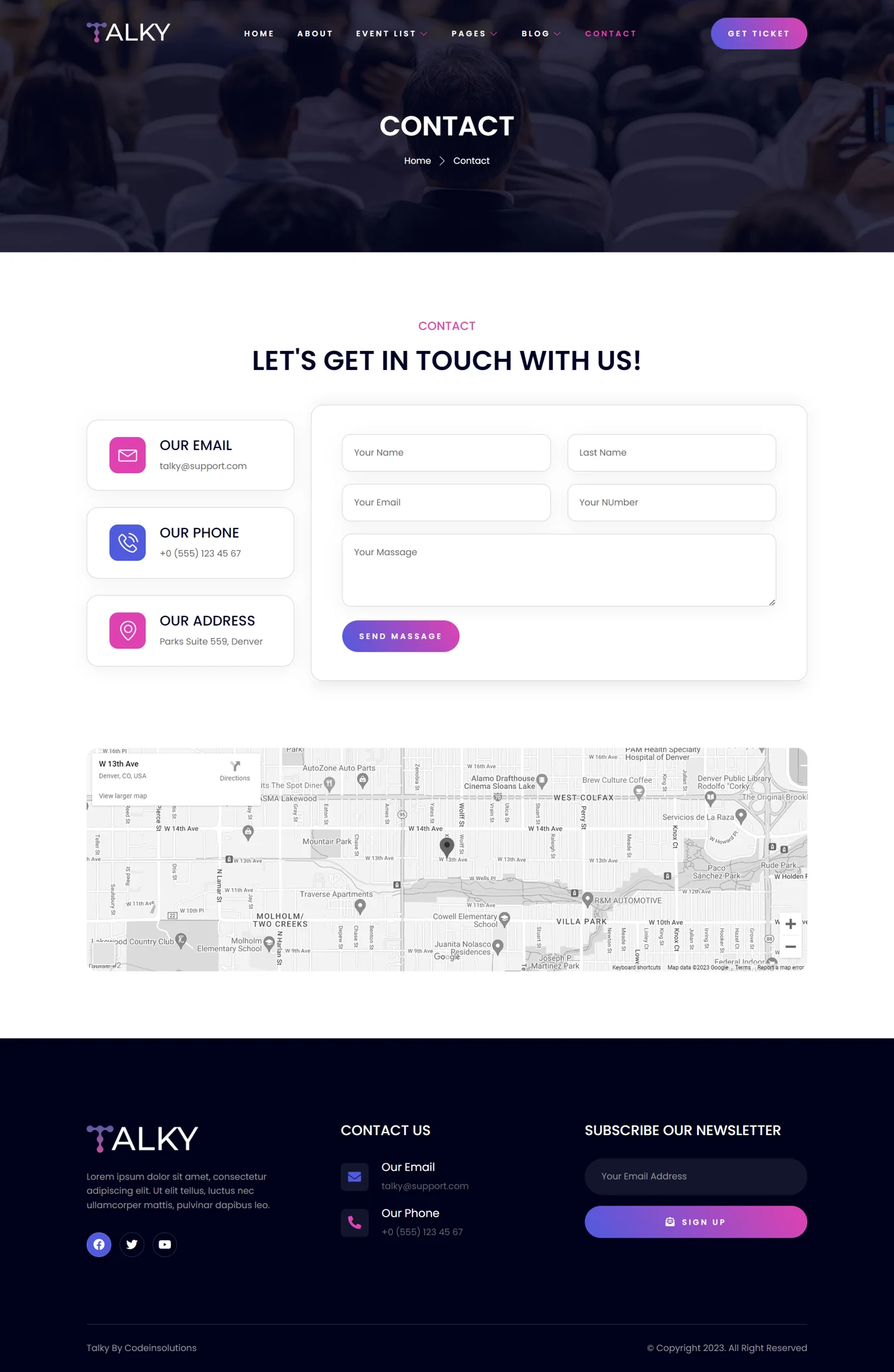 图片[1]-如何使用 Talky Elementor 模板套件创建完美的活动网站 | 活动网站模板教程