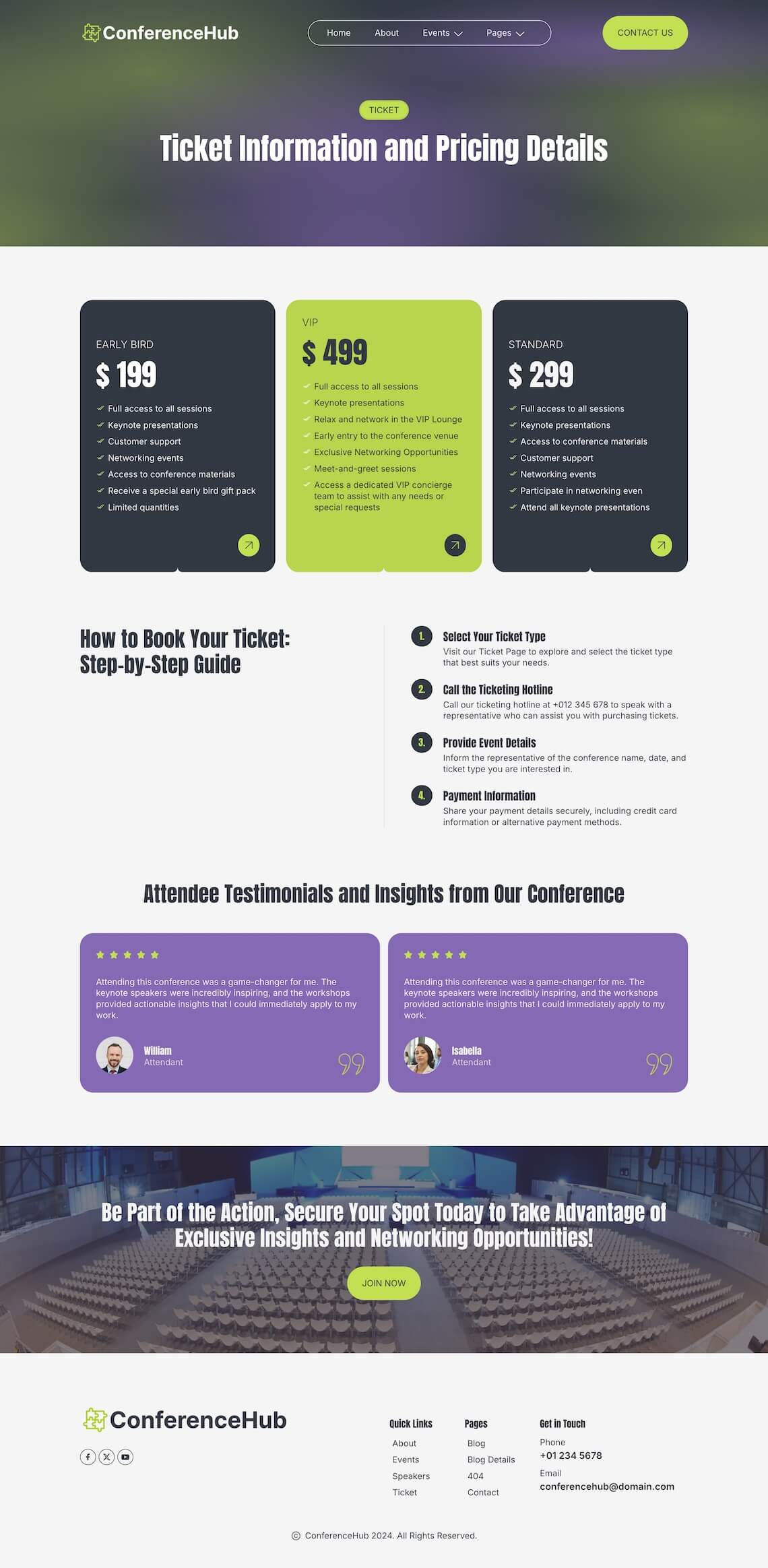 图片[2]-ConferenceHub - 专业会议网站模板套件 | 快速创建响应式会议页面