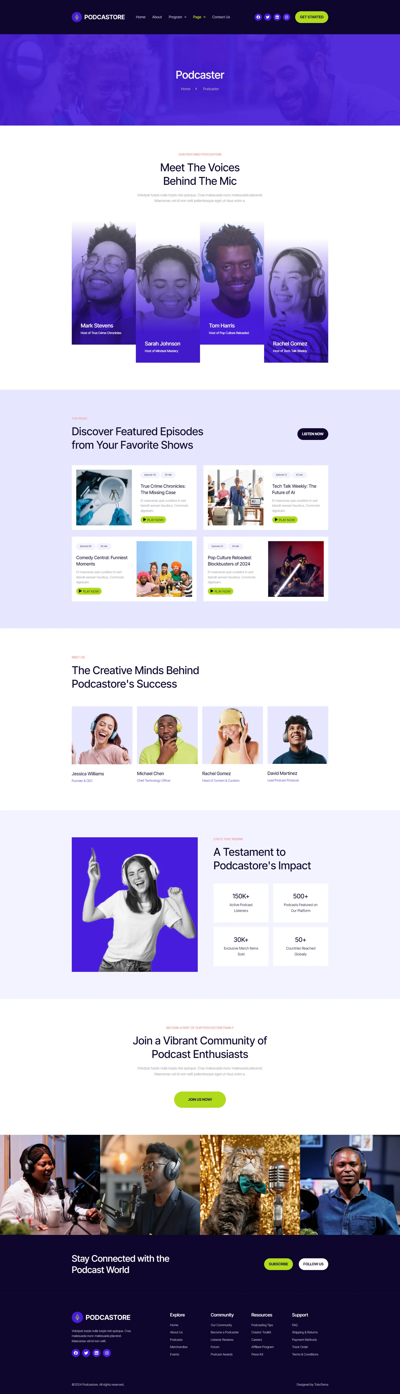 Imagen [1] - Podcastore Professional Podcast Website Elementor Template Kit - Photon Flux Network | Servicio profesional de reparación de WordPress, alcance global, respuesta rápida