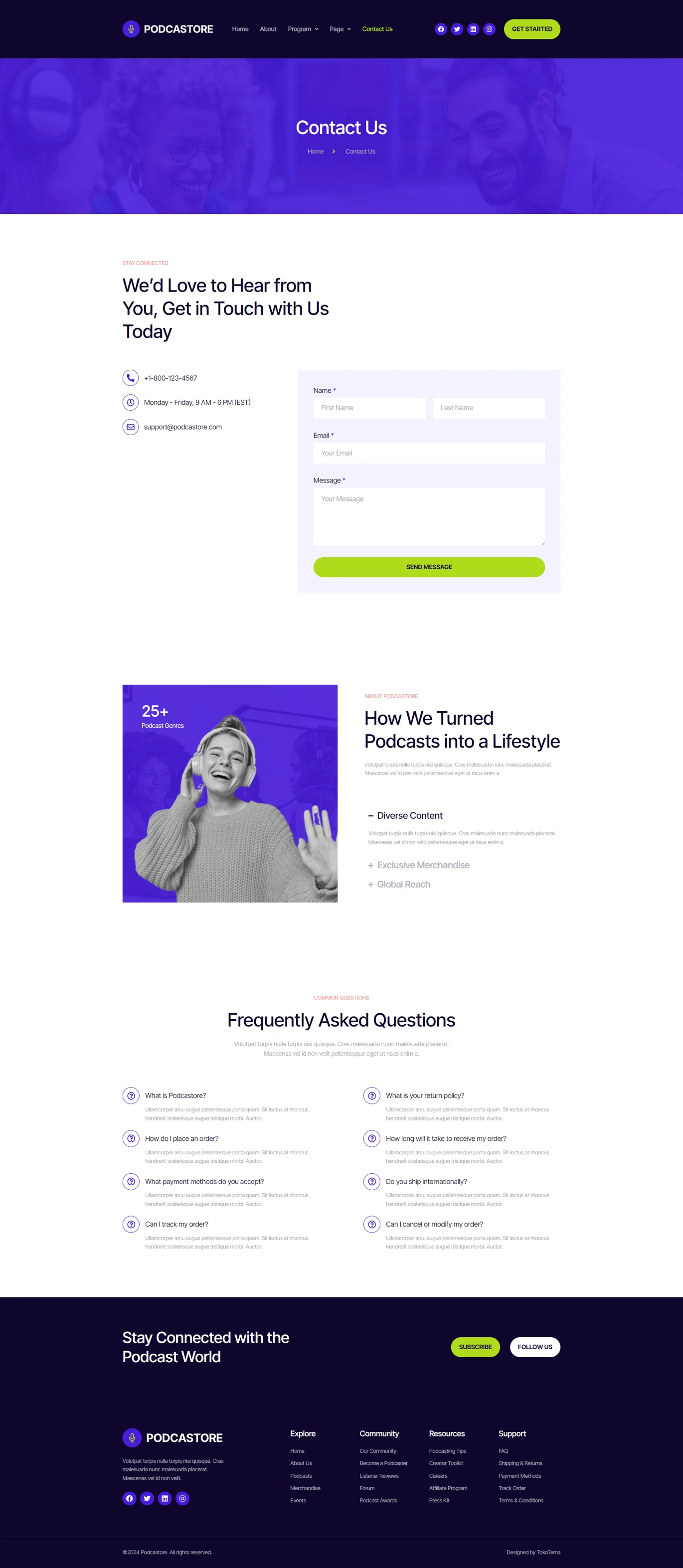 Imagen [2] - Podcastore Professional Podcast Website Elementor Template Kit - Photon Volatility Network | Servicio profesional de reparación de WordPress, alcance global, respuesta rápida