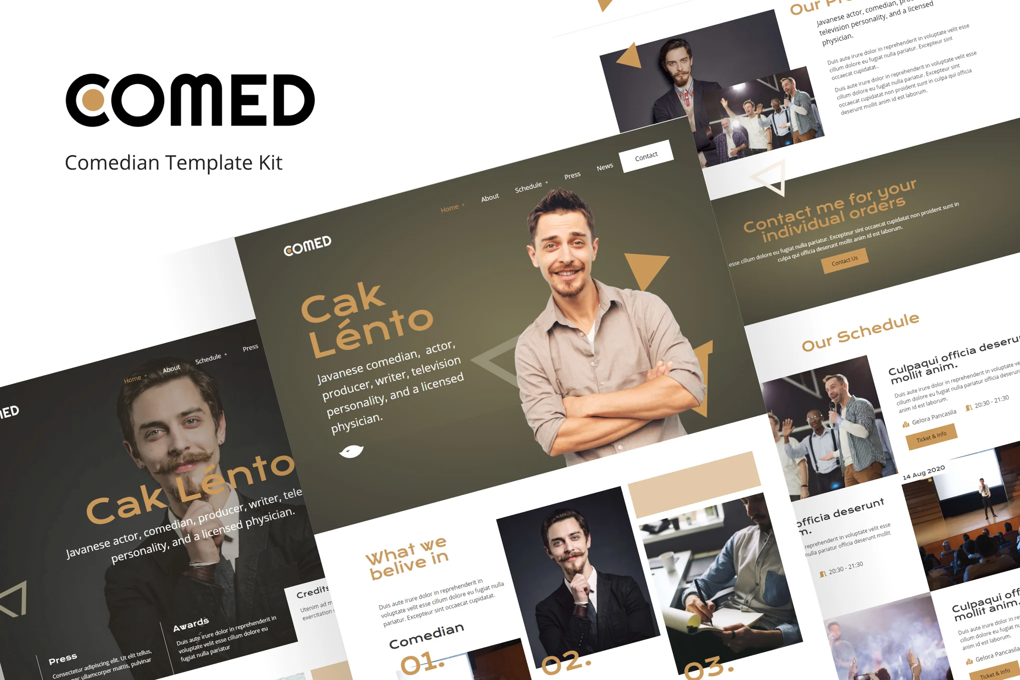 Comed Elementor Template Pack: Para comediantes, actores y sitios web de la industria cinematográfica - Photon Fluctuation Network | Servicio profesional de reparación de WordPress, alcance global, respuesta rápida