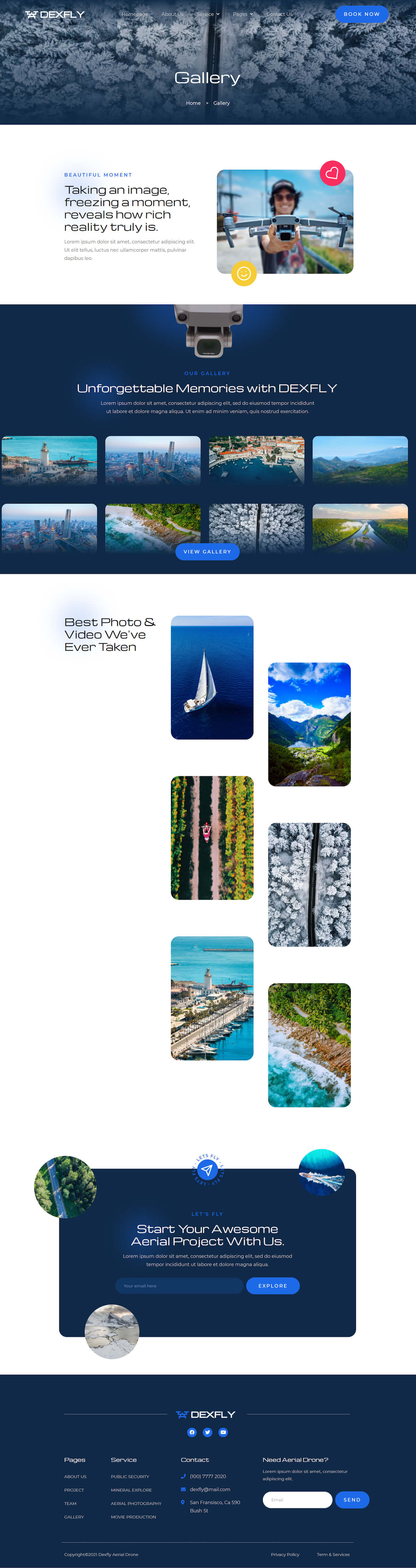 Image [2] - Dexfly - Drone & Aerial Photography Elementor Template Kit - Photon Fluctuation Network | Professional WordPress Repair Service, Worldwide, Fast Response