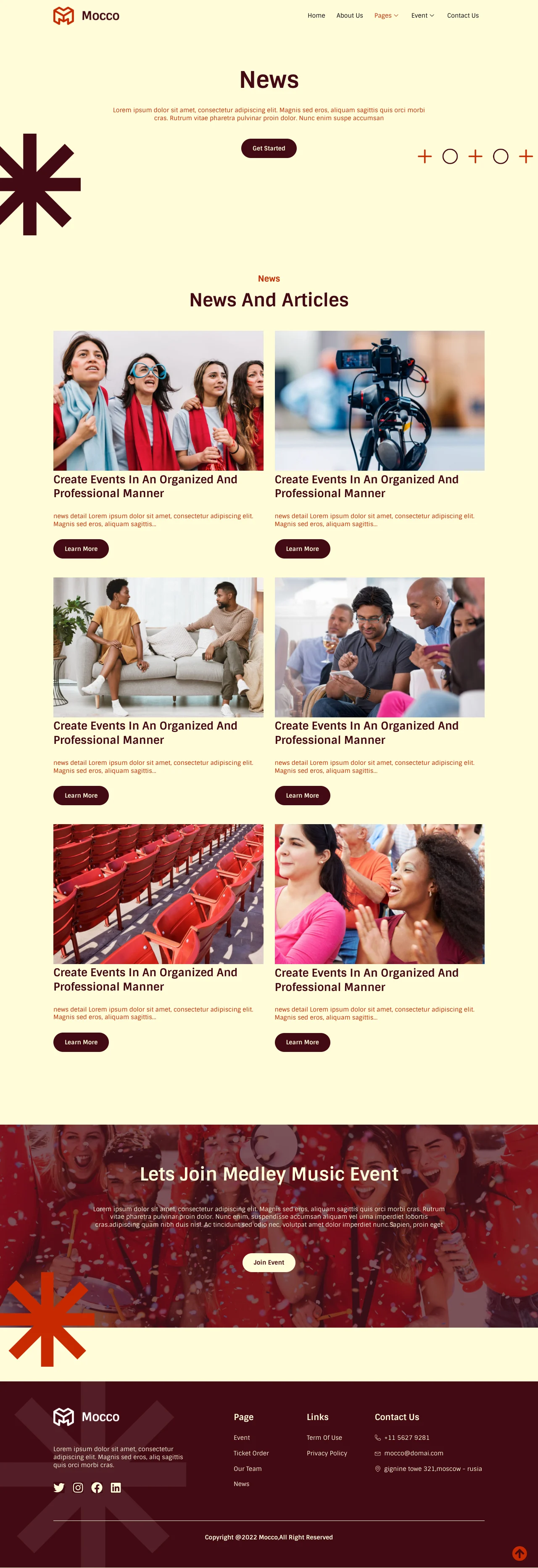 Imagen [1] - Tutorial de instalación de Moocoo Elementor Template Pack | Cree rápidamente un sitio web de organización de eventos