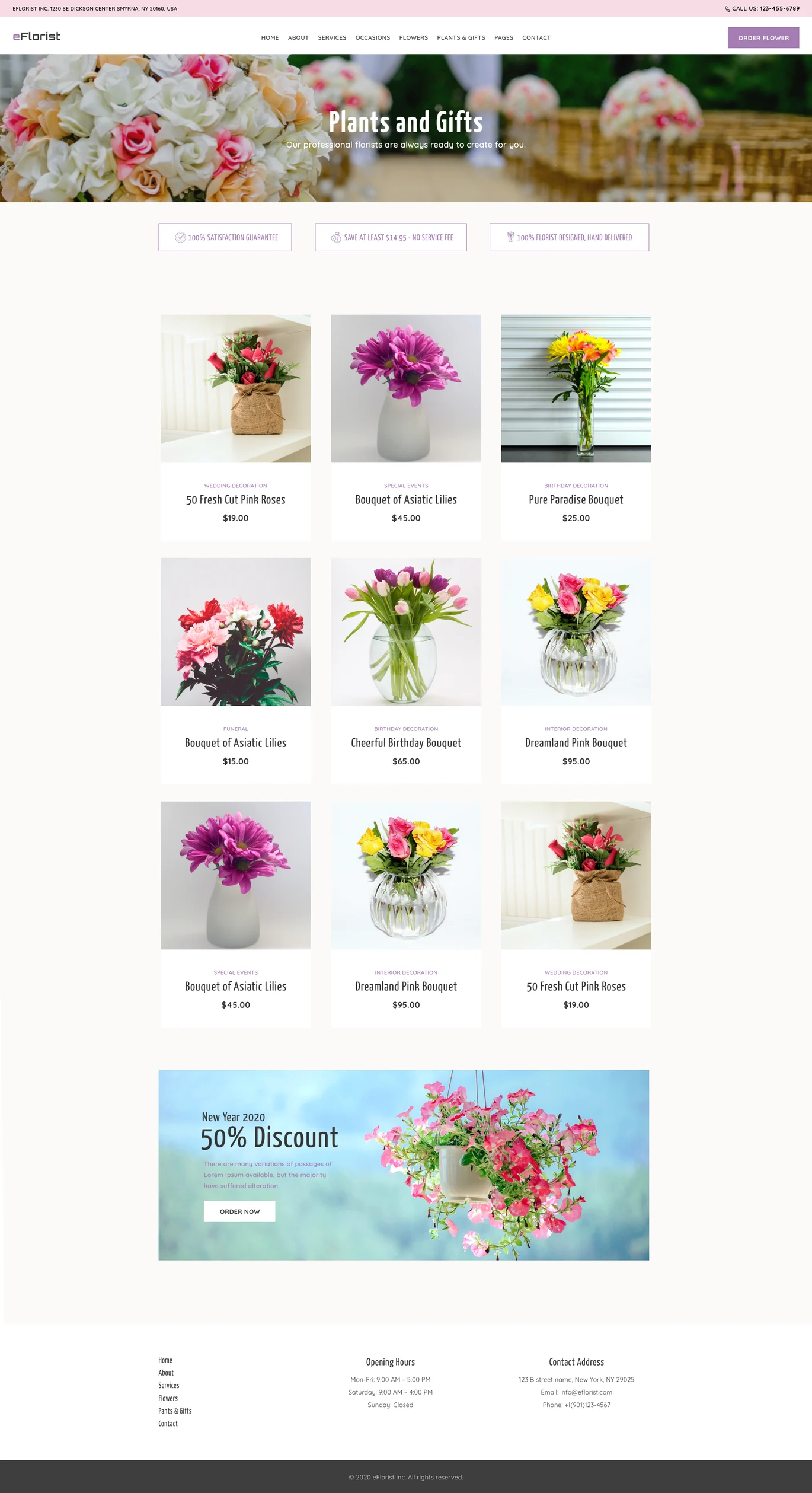 Imagen [2] - eFlorist Florist & Decoration Elementor Pro Template Suite - Photon Fluctuation Network | Servicio profesional de reparación de WordPress, alcance global, respuesta rápida