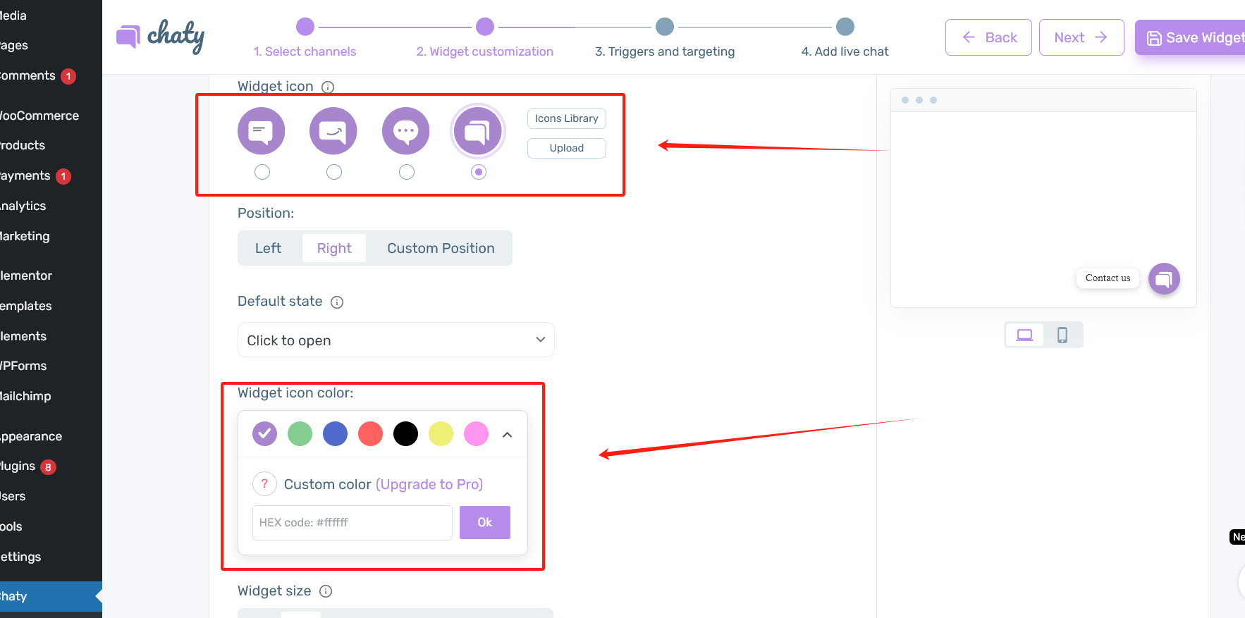 Imagen [11] - Guía para principiantes: Cómo utilizar los plugins de chat de WordPress para potenciar la interacción en el sitio web y la atención al cliente