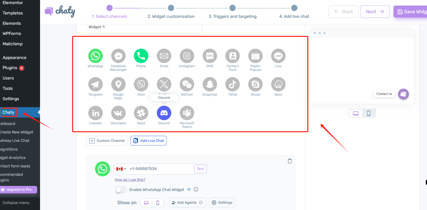 Imagen [10] - Guía para principiantes: Cómo utilizar los plugins de chat de WordPress para potenciar la interacción en el sitio web y la atención al cliente