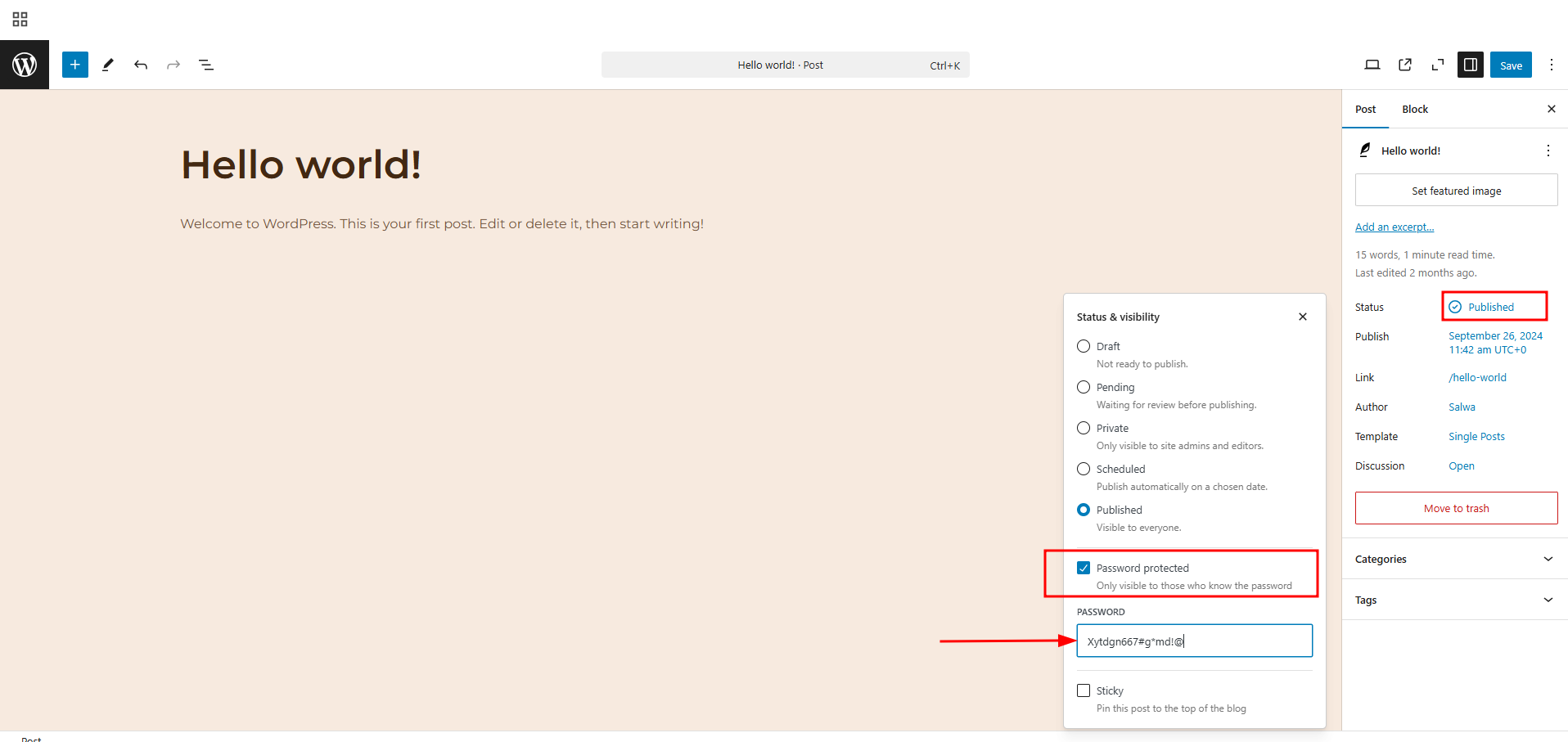 Imagen [8] - Guía completa sobre cómo despublicar páginas, entradas y sitios web de WordPress
