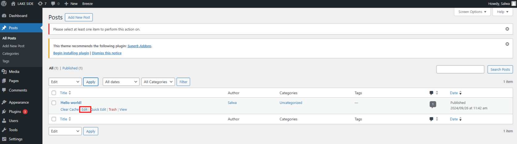 Imagen [9] - Una guía completa sobre cómo despublicar páginas, entradas y sitios web de WordPress