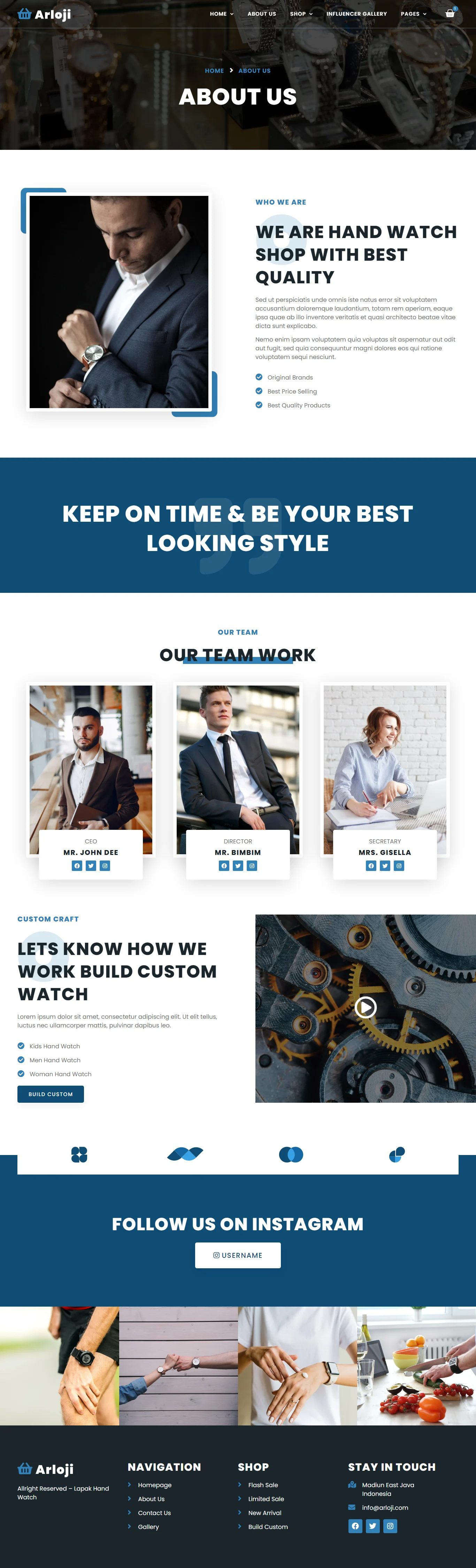 图片[1]-Arloji – 现代手表商店电商 Elementor 模板套件-光子波动网 | 专业WordPress修复服务，全球范围，快速响应