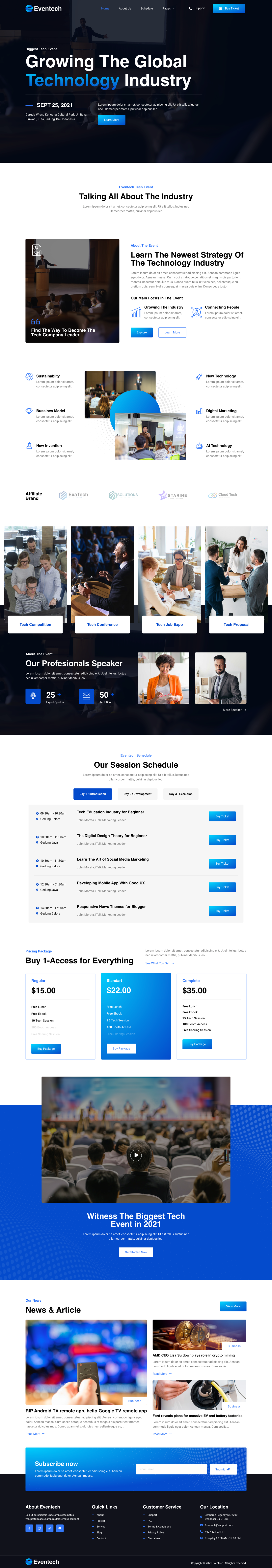 图片[2]-Eventech Elementor 模板套件 | 创建现代科技活动、会议和教育网站