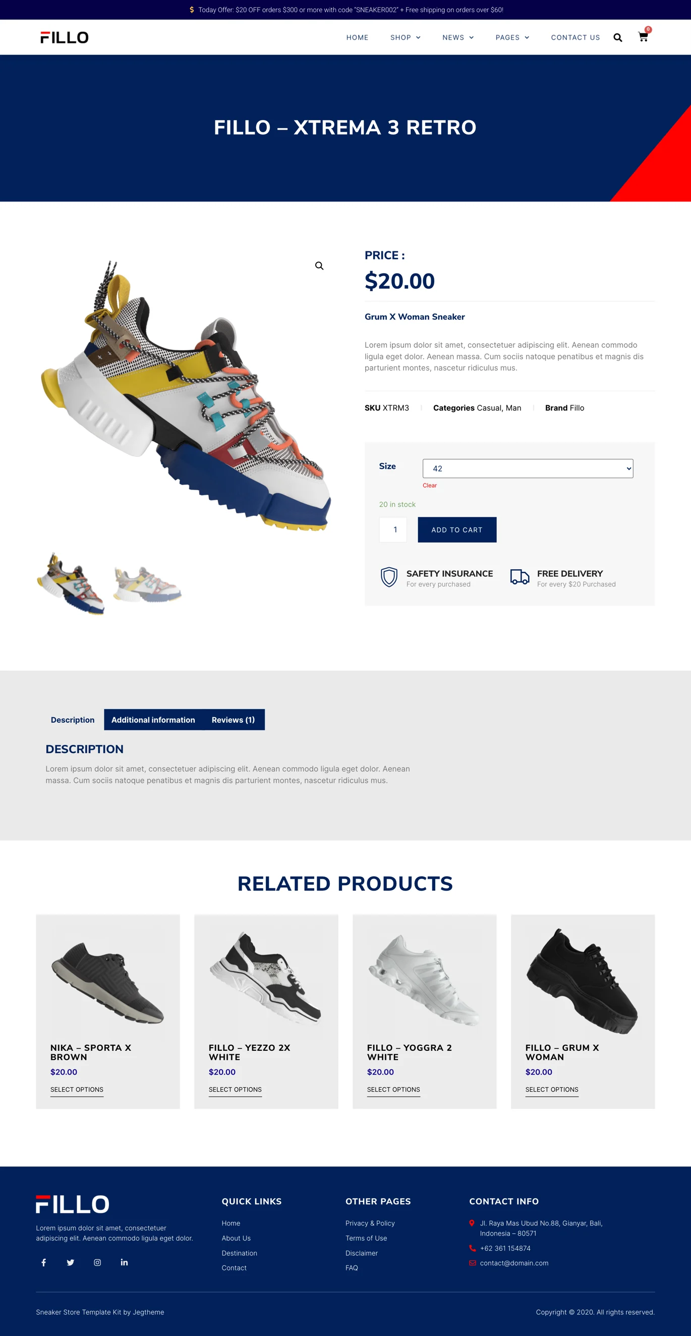 图片[1]-Fillo – 鞋履与运动装备 WooCommerce Elementor 模板套件-光子波动网 | 专业WordPress修复服务，全球范围，快速响应