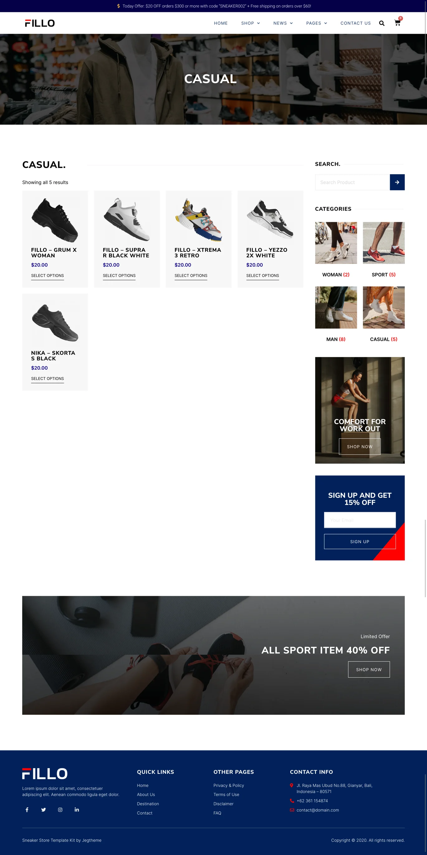图片[2]-Fillo – 鞋履与运动装备 WooCommerce Elementor 模板套件-光子波动网 | 专业WordPress修复服务，全球范围，快速响应