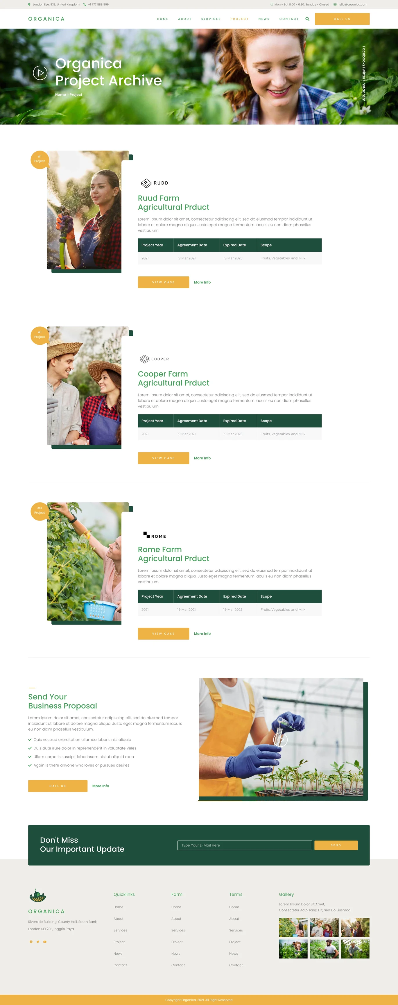 图片[1]-Organica Eco Farm Elementor模板套件：为您的农场企业打造现代化网站