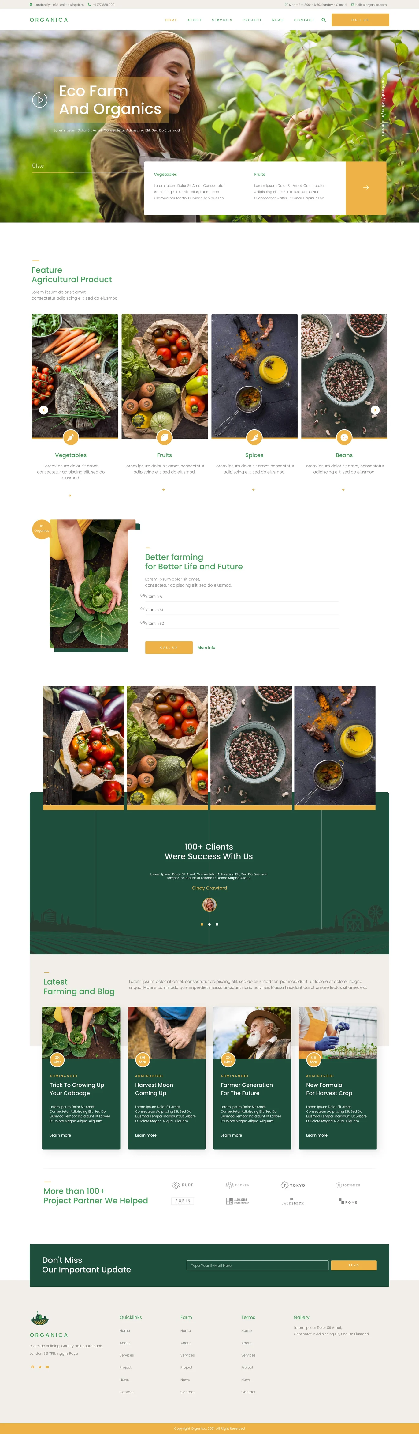 图片[3]-Organica Eco Farm Elementor模板套件：为您的农场企业打造现代化网站