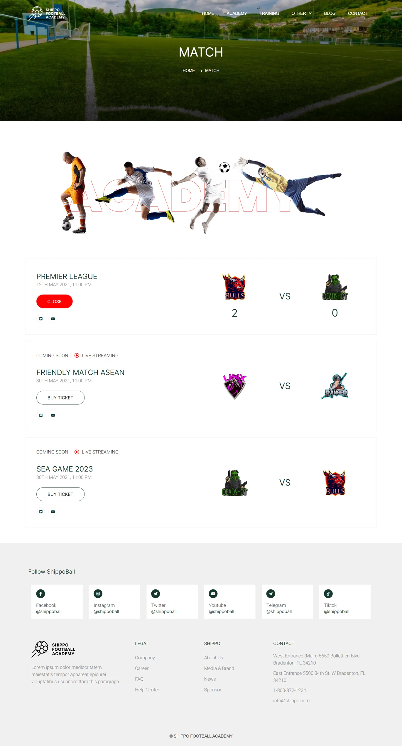 Imagen[1]-Shippo - Academia de fútbol y deporte Presentación del conjunto de plantillas Elementor - Photon Flux | Servicio profesional de reparación de WordPress, alcance global, respuesta rápida