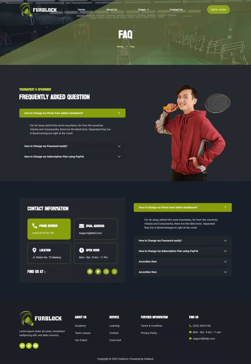 Image[2]-Furblock - Badminton Club Elementor Template Kit Introducción - Photon Flux | Servicio profesional de reparación de WordPress, cobertura global, respuesta rápida