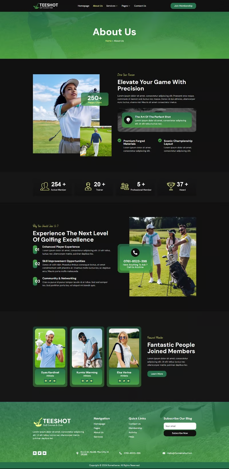 Image[2]-Teeshot - Golf Clubs & Courses Elementor Template Suite Introducción - Photon Volatility | Servicio profesional de reparaciones de WordPress, alcance global, respuesta rápida