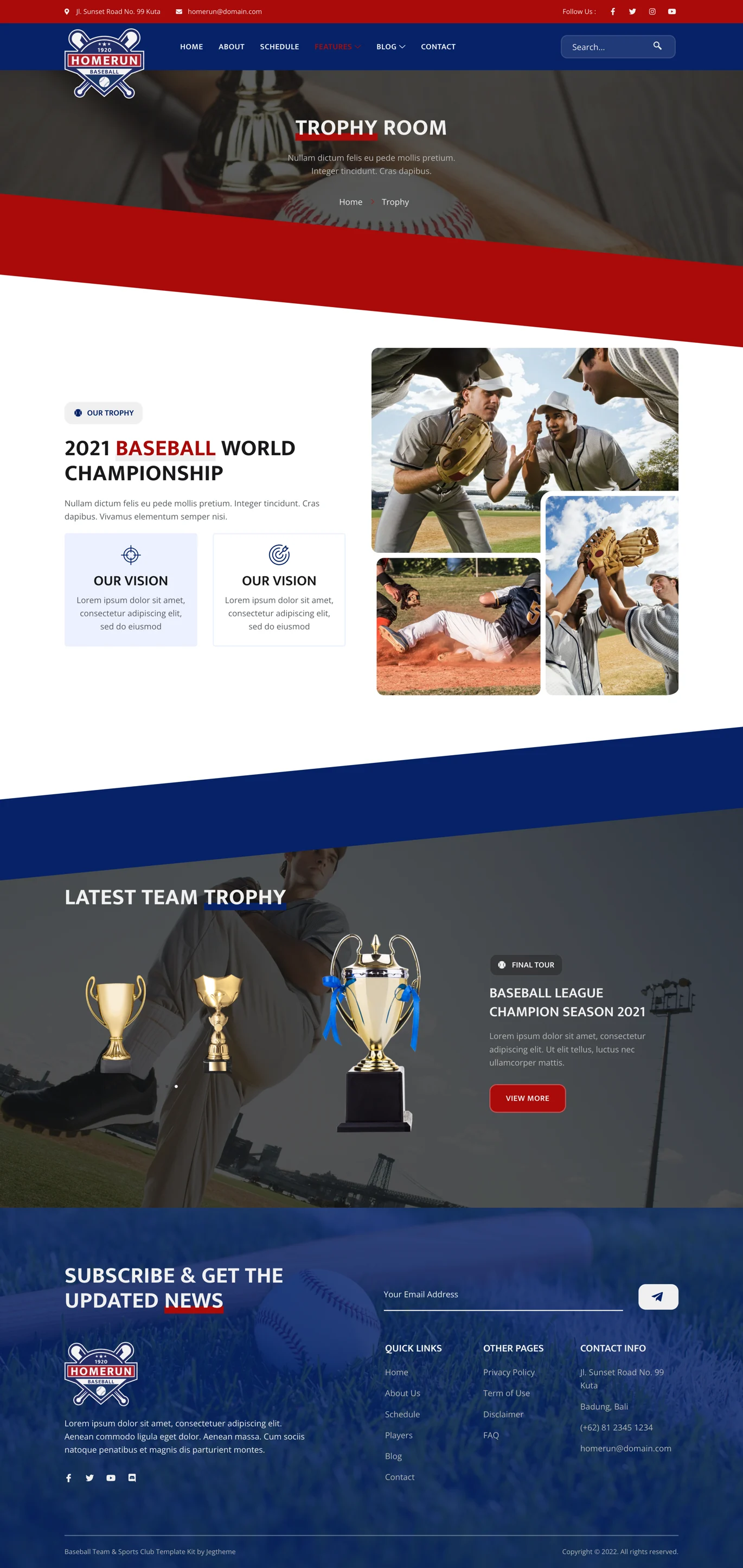 Imagen [1] - Homerun - Baseball Teams and Sports Clubs Elementor Template Suite - Photon Flux.com | Servicio profesional de reparación de WordPress, en todo el mundo, respuesta rápida