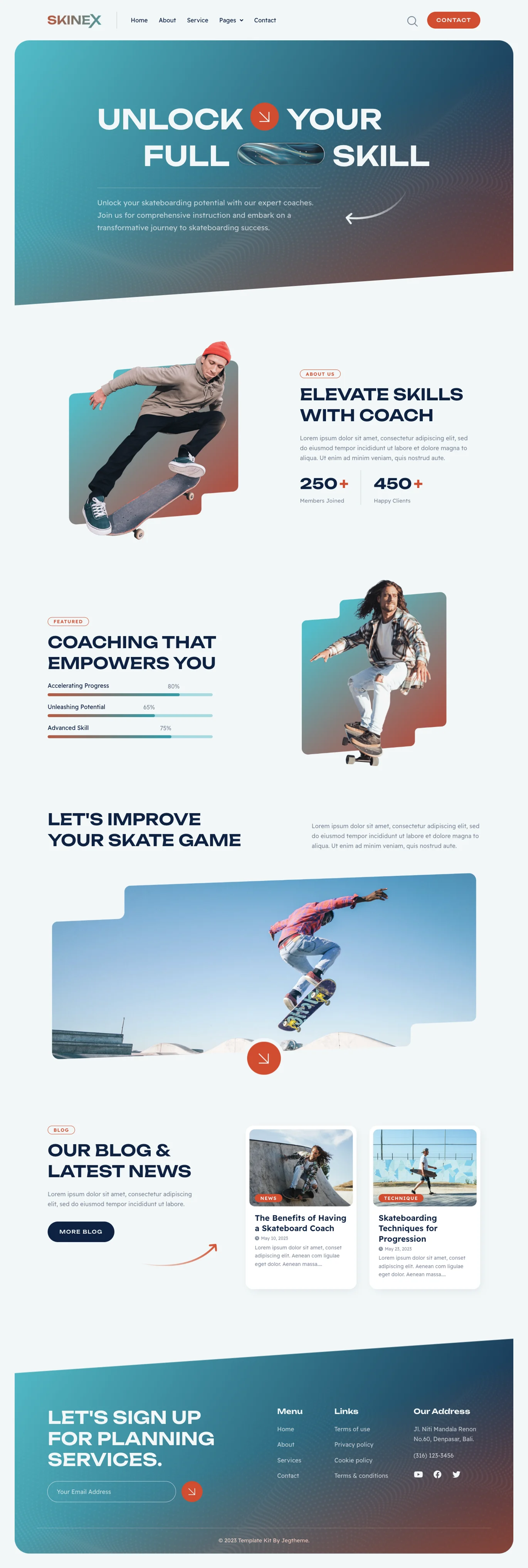 Image [1] - Skinex - Skateboard Coaching & Lessons Elementor Template Kit - Photon Volatility Network | Servicio profesional de reparación de WordPress, en todo el mundo, respuesta rápida