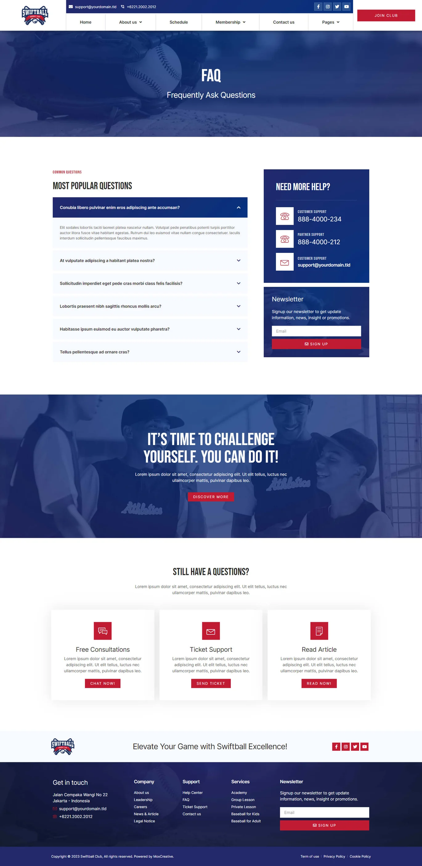 图片[1]-SwiftBall – 棒球队和体育俱乐部 Elementor Pro 模板套件-光子波动网 | 专业WordPress修复服务，全球范围，快速响应
