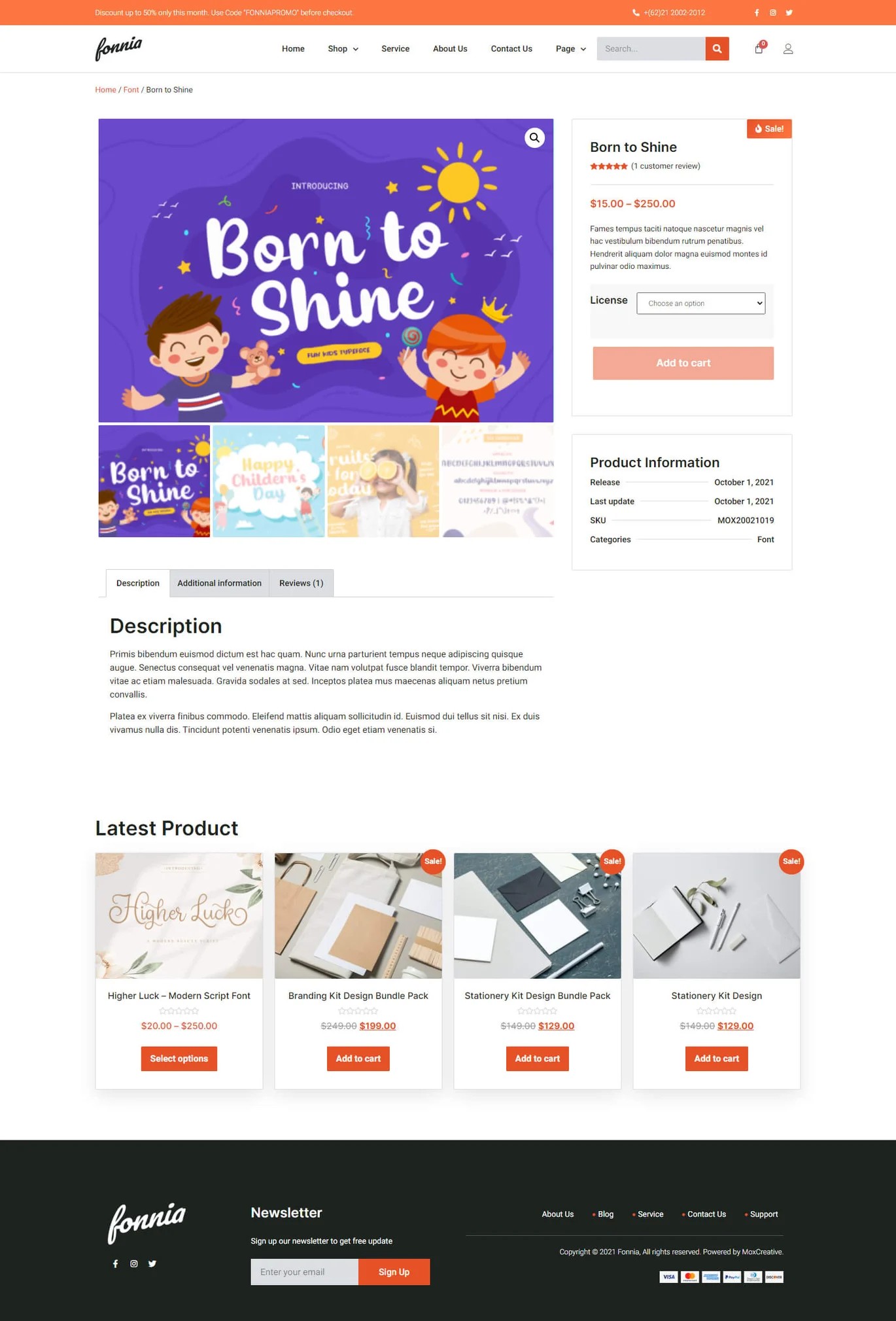 Image [1] - Fonnia : La meilleure suite de templates WooCommerce Elementor pour créer une boutique de produits numériques