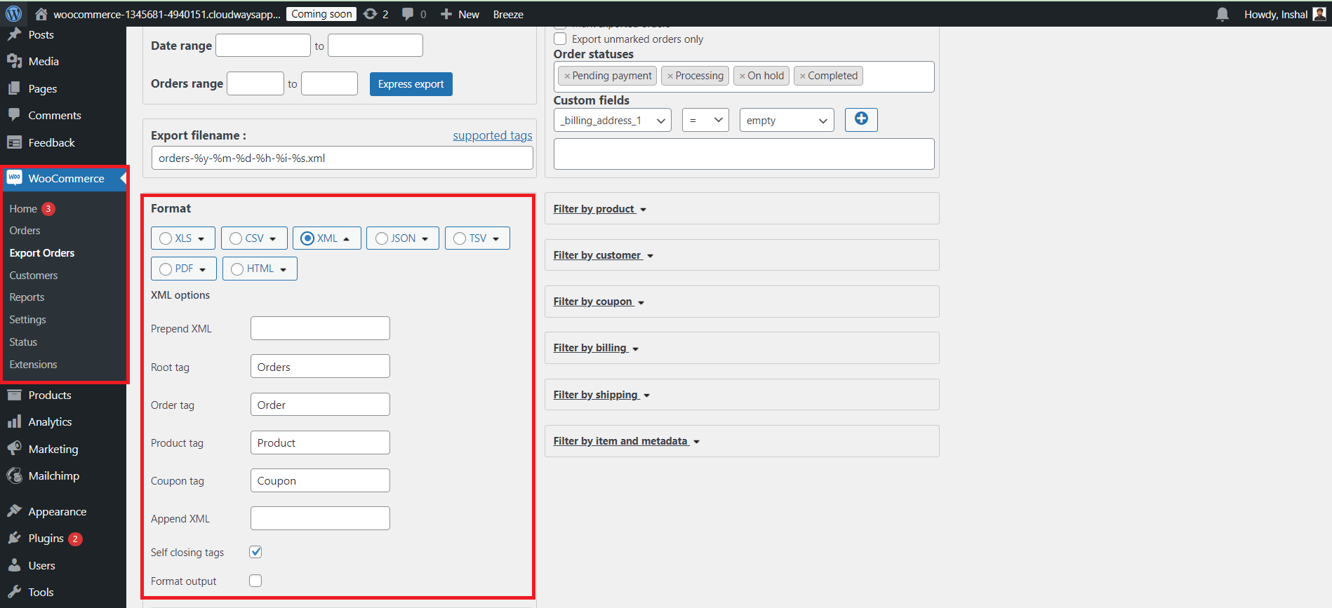 图片[13]-全面解析：如何导出 WooCommerce 订单为 CSV 和 XML 格式（方法与插件推荐）