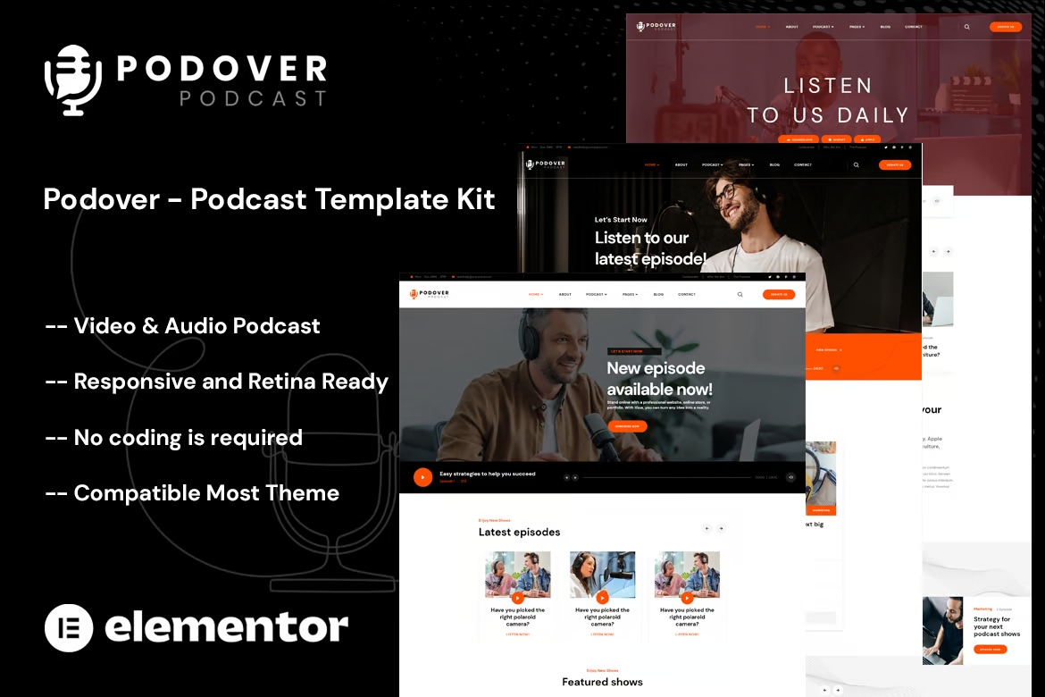 Image [1] - Podover - Podcast Elementor Template Suite - Photonwave.com | Professional WordPress Repair Service, Global Reach, Fast Response