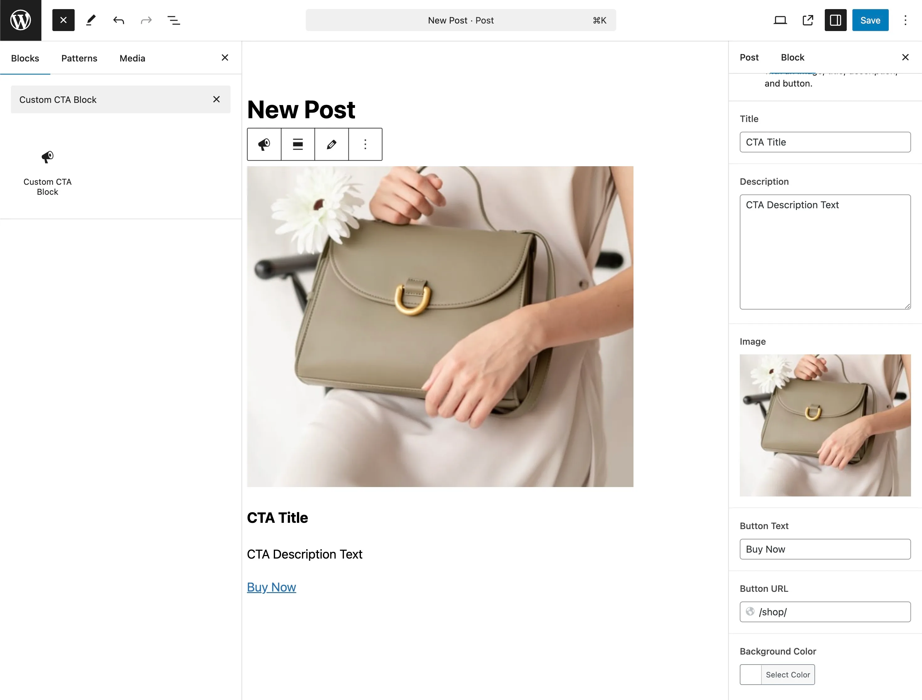 图片[10]-如何使用 ACF 插件为 Gutenberg 创建自定义行动号召（CTA）块