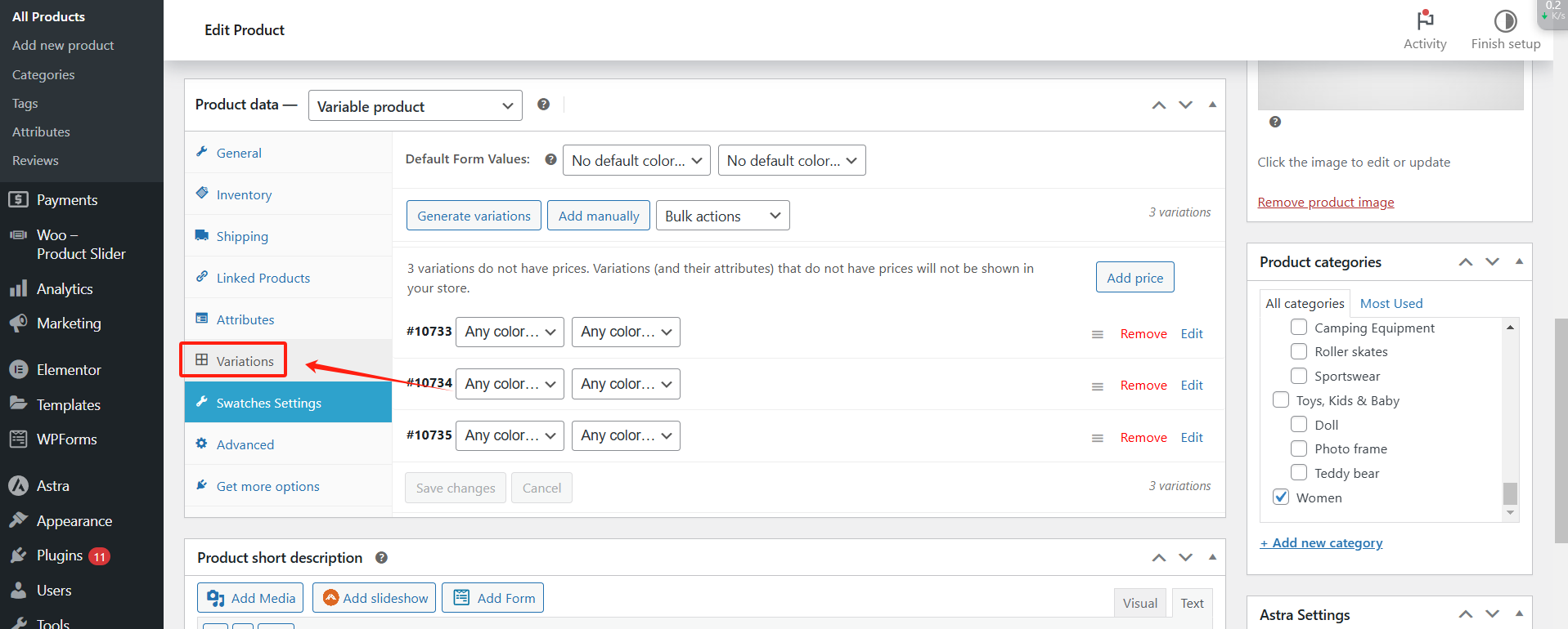 图片[13]-如何在 WooCommerce 中添加颜色变化并优化产品页面展示