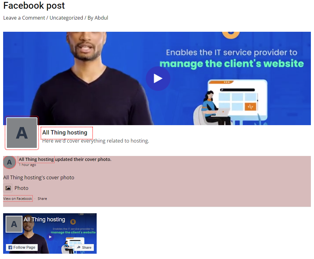 图片[22]-如何将 Facebook 页面嵌入 WordPress 网站：插件与手动方法全面解析
