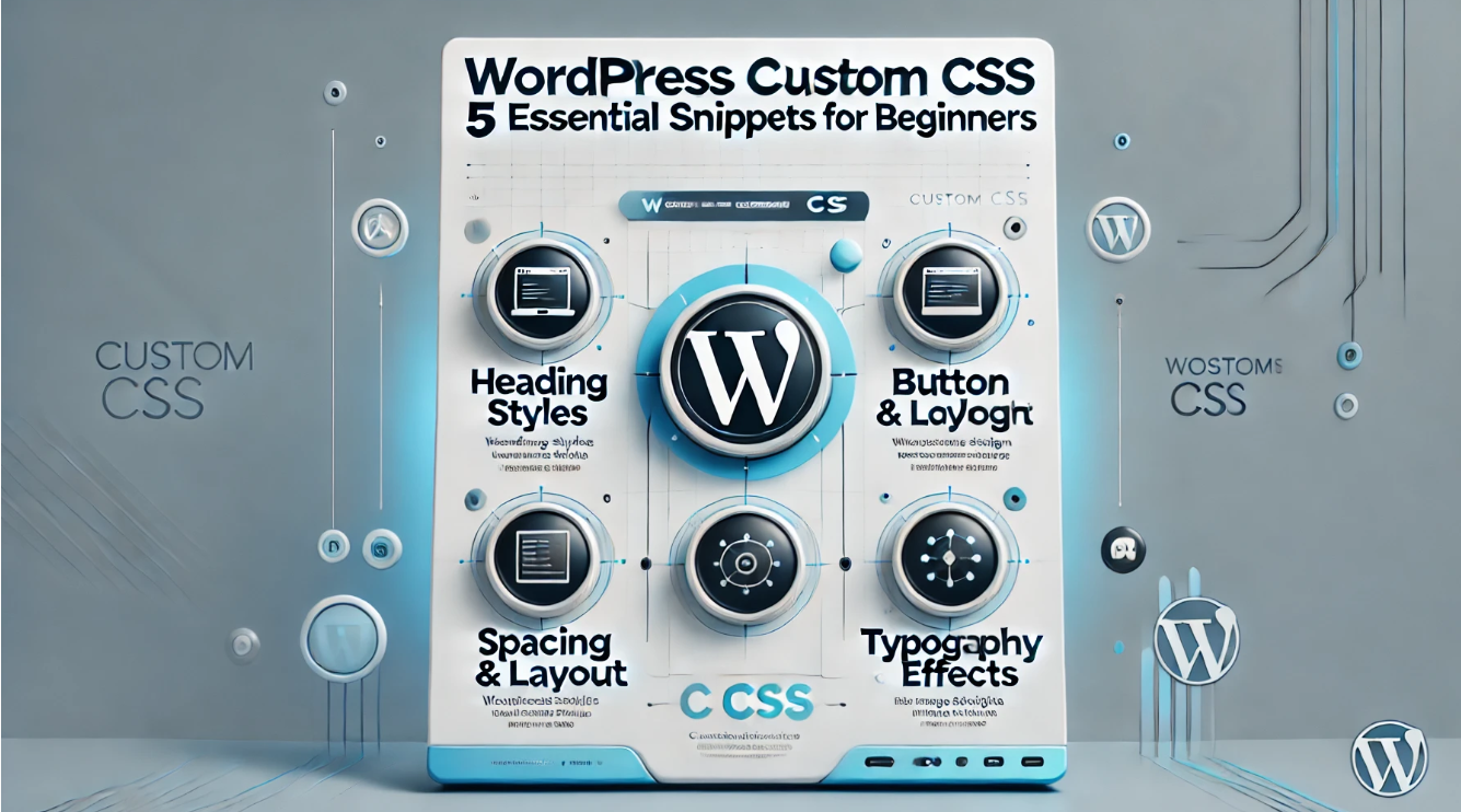 图片[1]-WordPress 自定义 CSS 指南：5 个必学代码片段，轻松美化网站