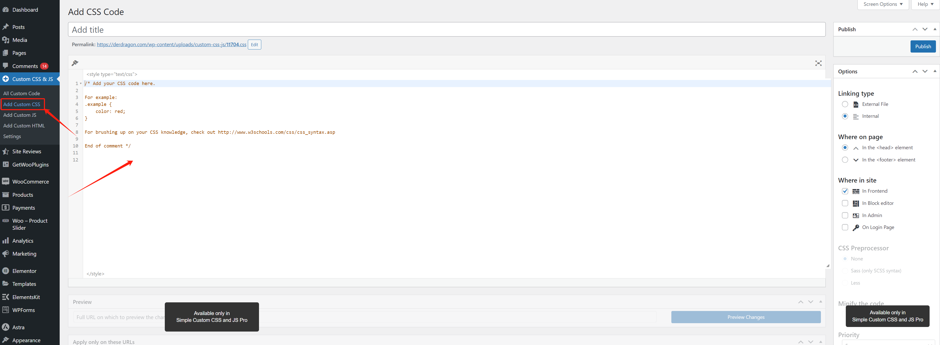 Image [8] - Comment personnaliser le CSS de votre thème dans WordPress : un guide complet de base à avancé