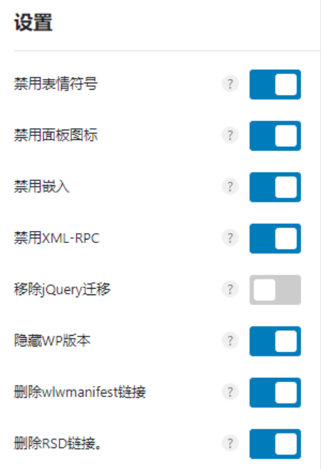Image [2]-Paramètres avancés de Perfmatters pour optimiser les performances de WordPress