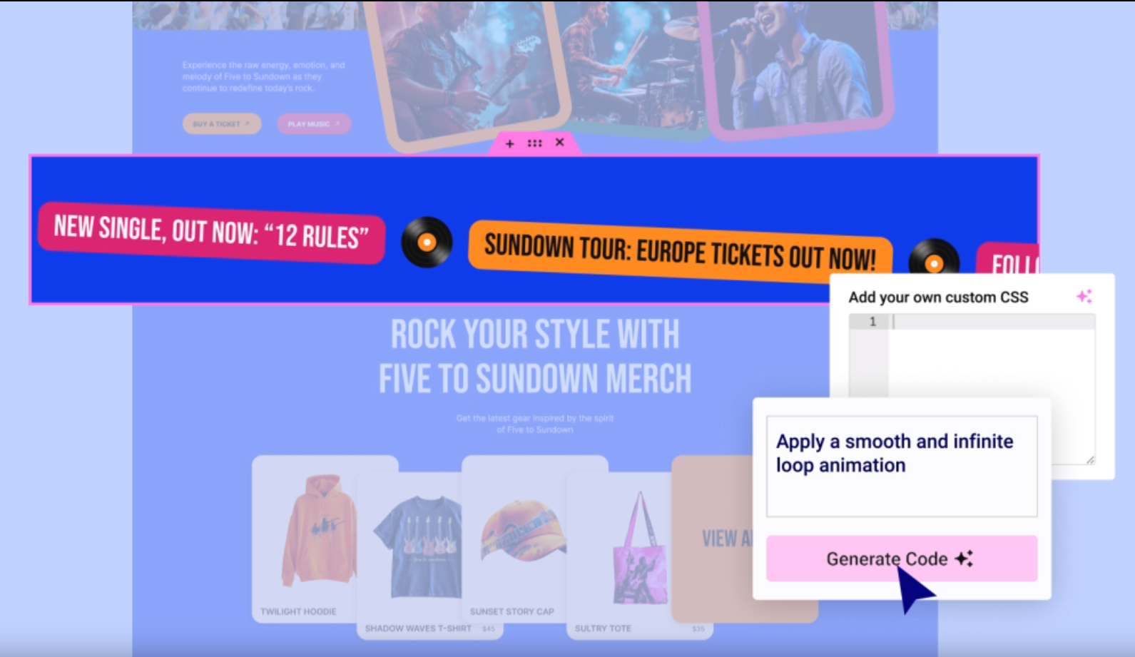 Image [1] - Elementor AI: How to use AI to modify CSS and code to beautify your login page