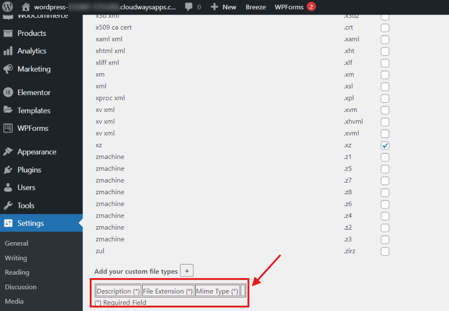 图片[8]-如何修复 WordPress “抱歉，出于安全原因，不允许使用此文件类型” 错误