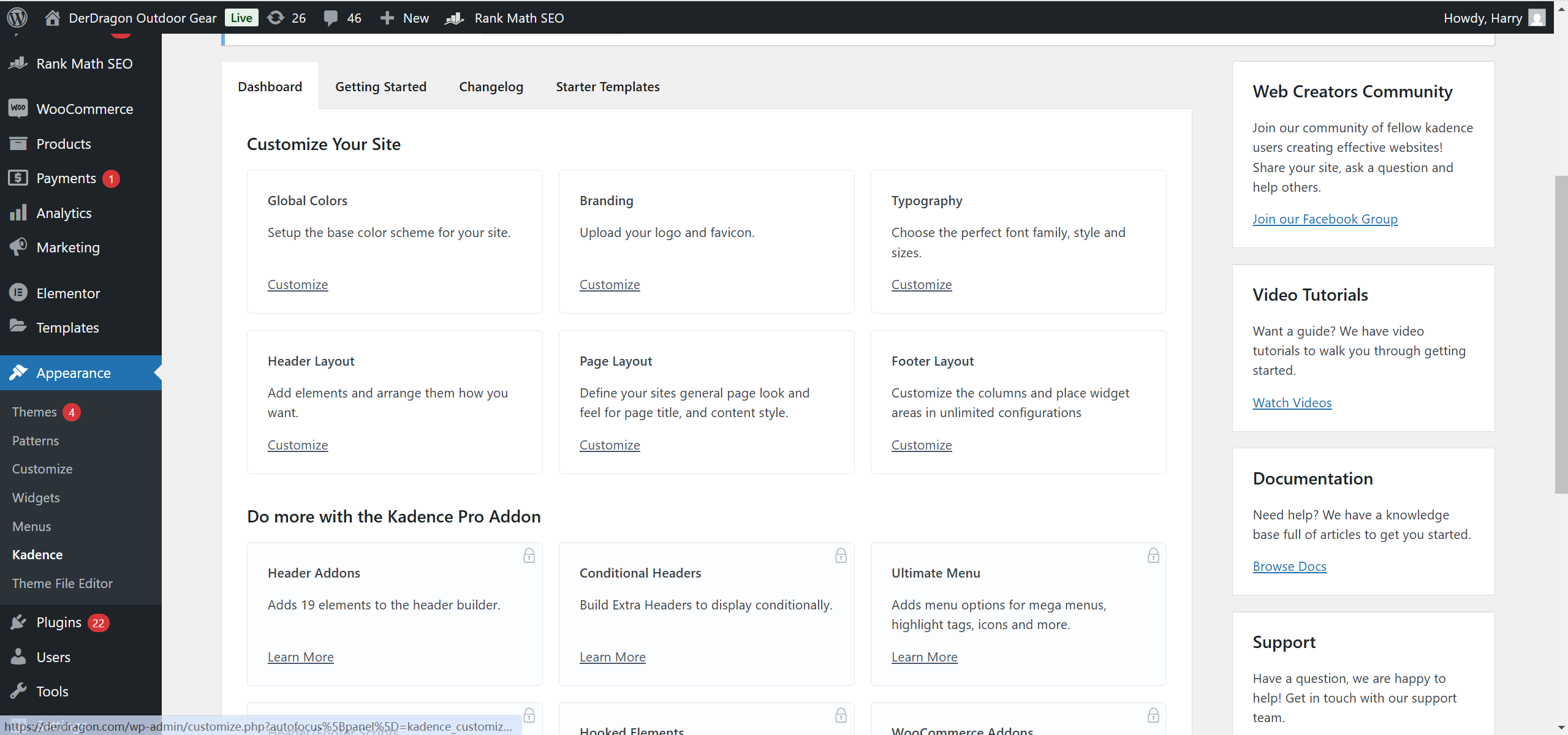 Imagen [5] - Cómo crear un sitio web WordPress altamente personalizable utilizando el tema Kadence con Elementor