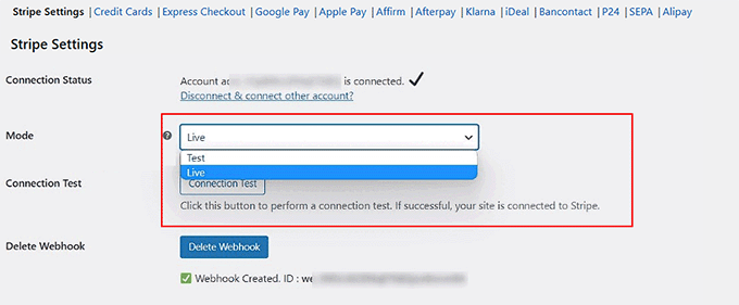 画像[13] - WordPressでStripeの支払いをテストする方法：WooCommerce、EDD、支払いフォームのテスト方法