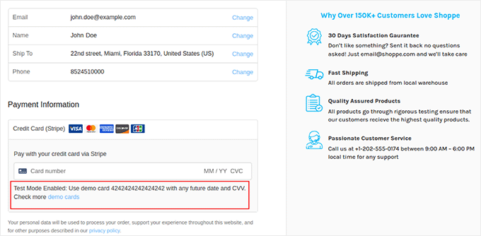 画像[11] - WordPressでStripeの支払いをテストする方法：WooCommerce、EDD、支払いフォームのテスト方法