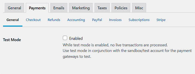画像[21] - WordPressでStripeの支払いをテストする方法：WooCommerce、EDD、支払いフォームのテスト方法