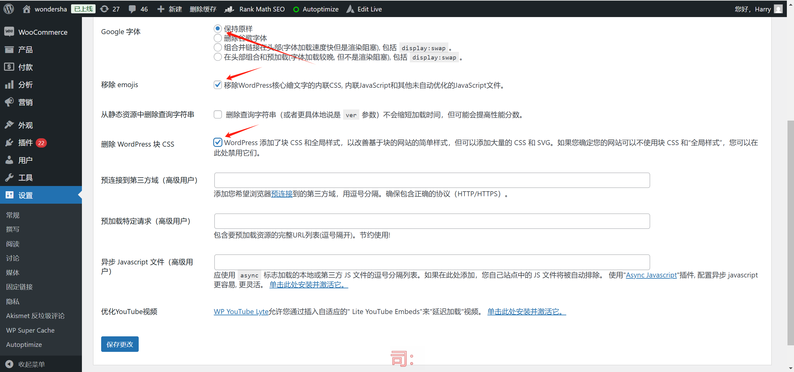 图片[10]-减少渲染阻塞：利用 Autoptimize 插件优化网站加载速度
