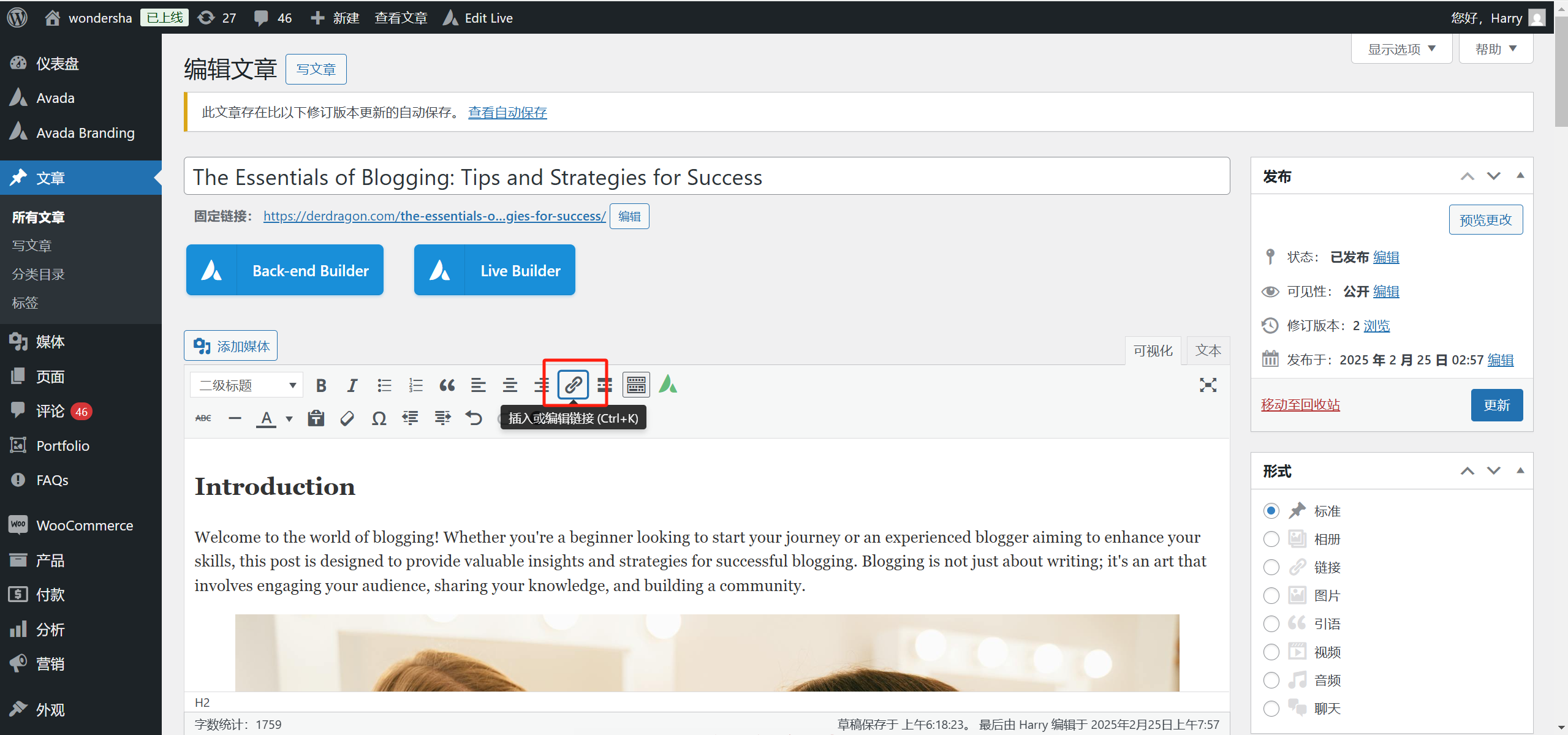 Image [9] - Comment configurer et optimiser le référencement dans le thème Avada pour améliorer le classement du site Web