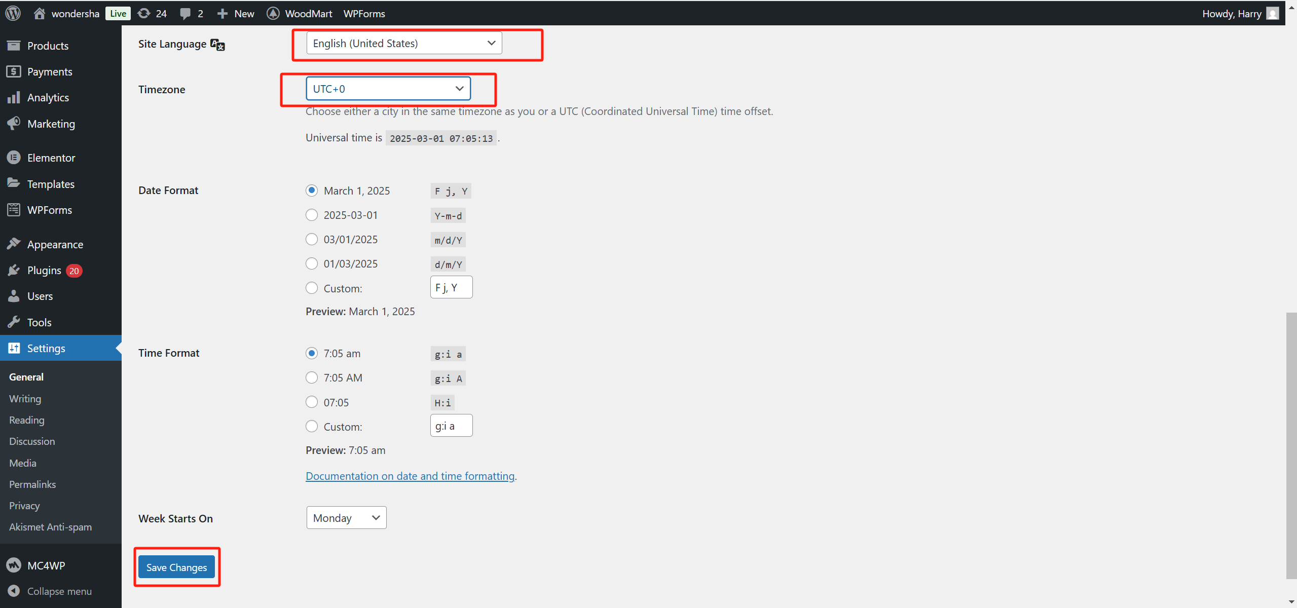 Image [8] - Paramètres critiques à effectuer après l'installation de WordPress pour améliorer les performances et la sécurité de votre site web