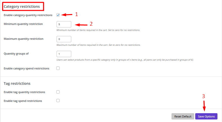 Imagen [10] - Cómo establecer la cantidad mínima de pedido por categoría en WooCommerce (tutorial más detallado)