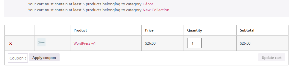 Imagen [18] - Cómo establecer la cantidad mínima de pedido por categoría en WooCommerce (tutorial más detallado)