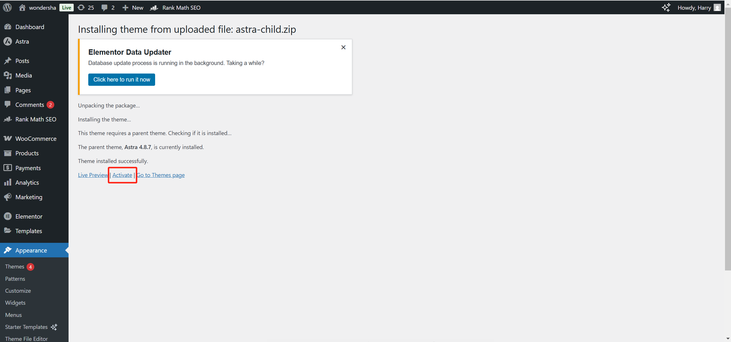 Imagen [10]-Tutorial de creación e instalación del tema hijo de Astra: guía completa paso a paso y de personalización