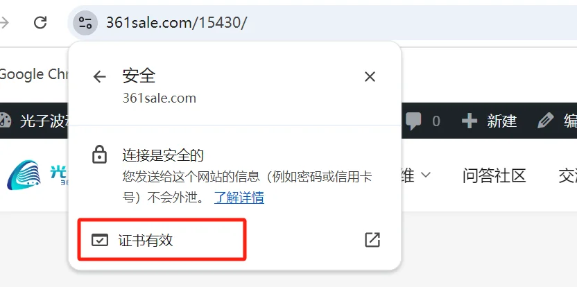 图片[3]-WordPress 显示“您的连接不是私密连接”？修复方法与 SEO 排名恢复指南