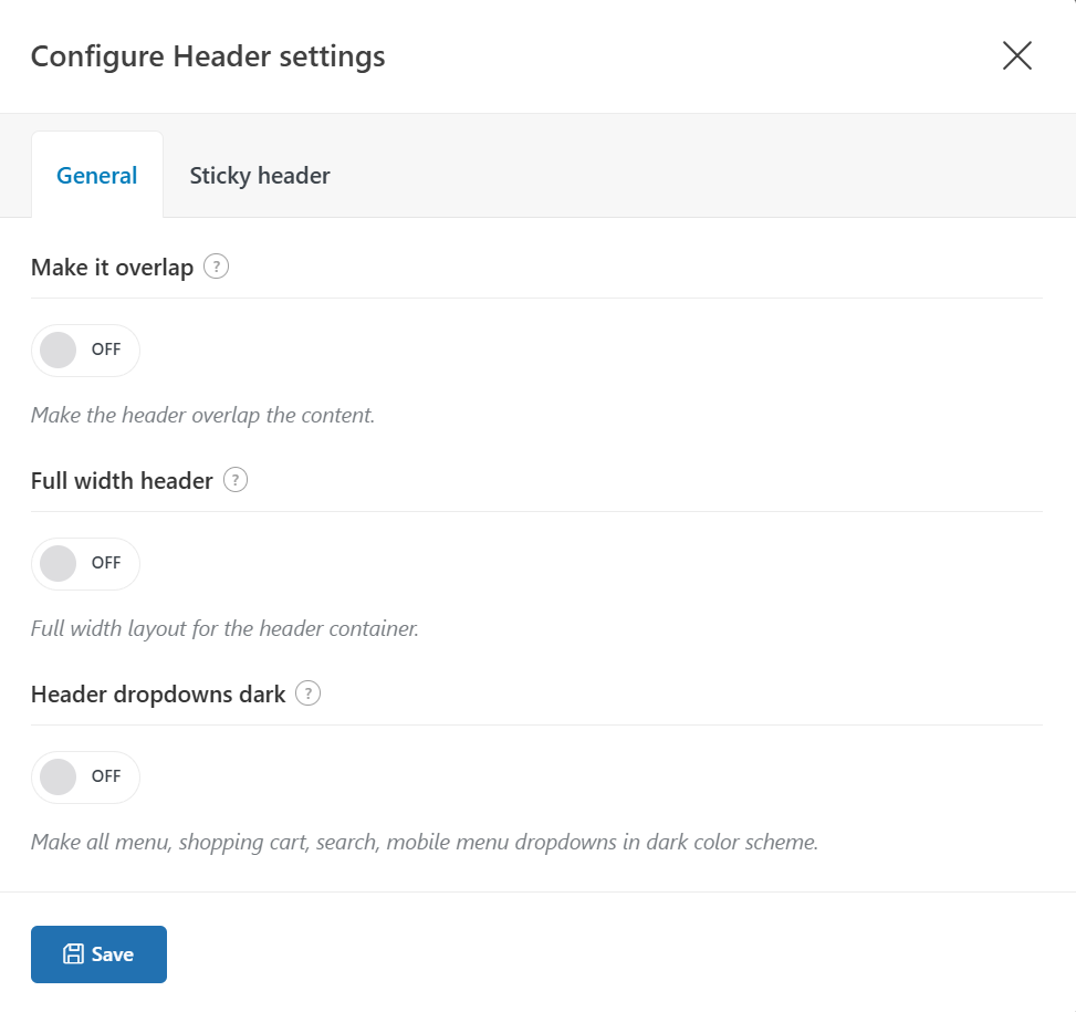 Imagen [8] - Guía de personalización del encabezado y pie de página del tema WoodMart: Creación de un diseño personalizado