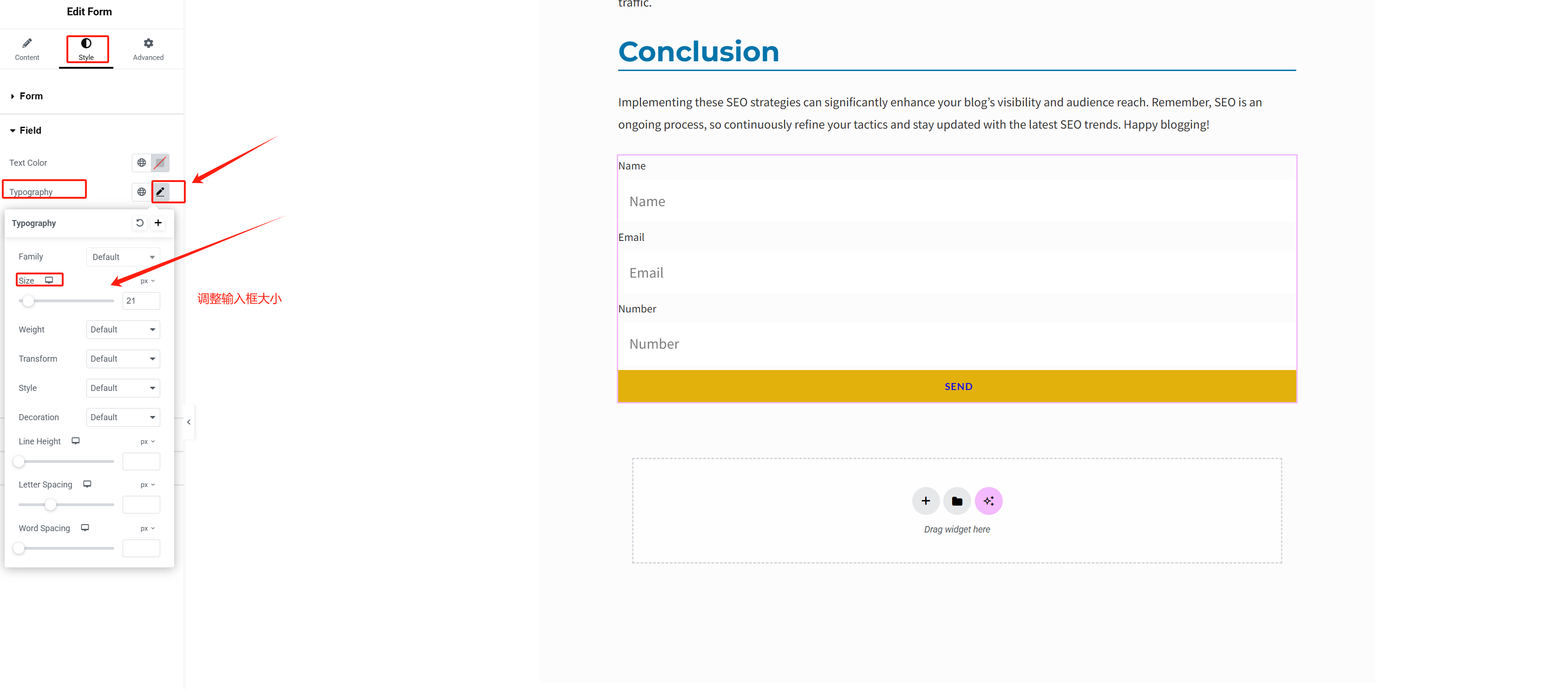 Image [7] - Le guide complet des formulaires Elementor : Fonctionnalités expliquées, conseils d'optimisation et stratégies d'amélioration du taux de conversion