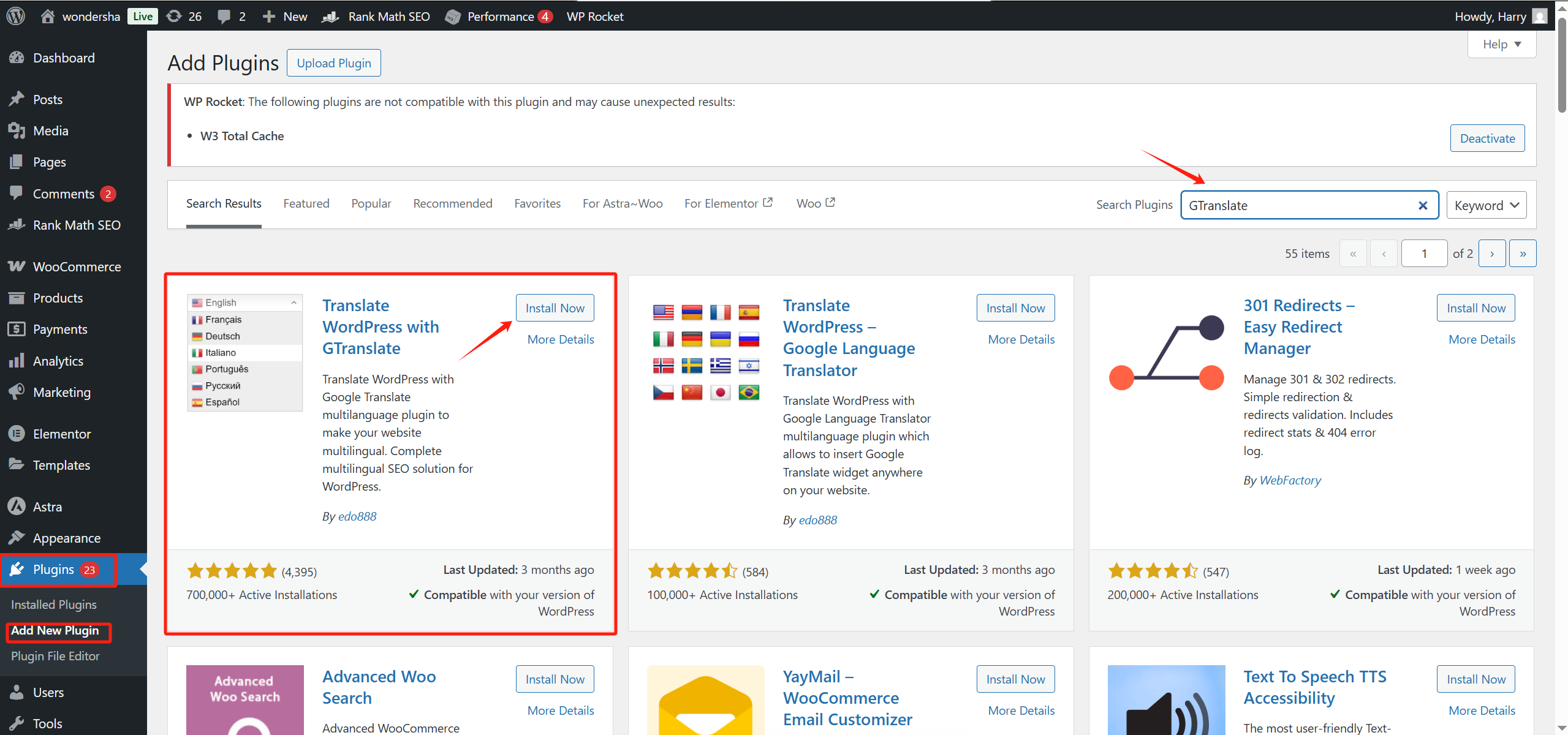 图片[2]-GTranslate插件在Astra主题中的应用：实现WordPress网站的多语言支持